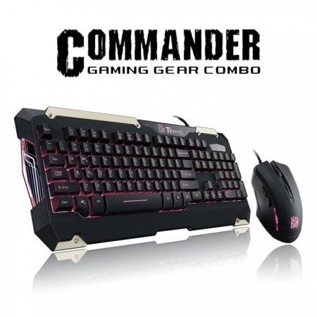 Thermaltake Tt eSPORTS Commander Combo Kavye ve Mouse (Kırmızı)