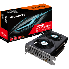 GIGABYTE RX 6500 XT EAGLE RADEON 4GB DDR6 128 bit RGB LED AMD Radeon Ekran Kartı