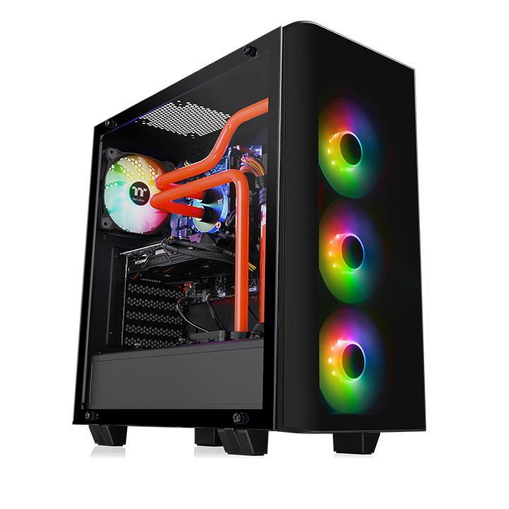 Thermaltake View 21 TG RGB Plus Tempered Glass 4x RGB Fanlı USB 3.0 Kasa