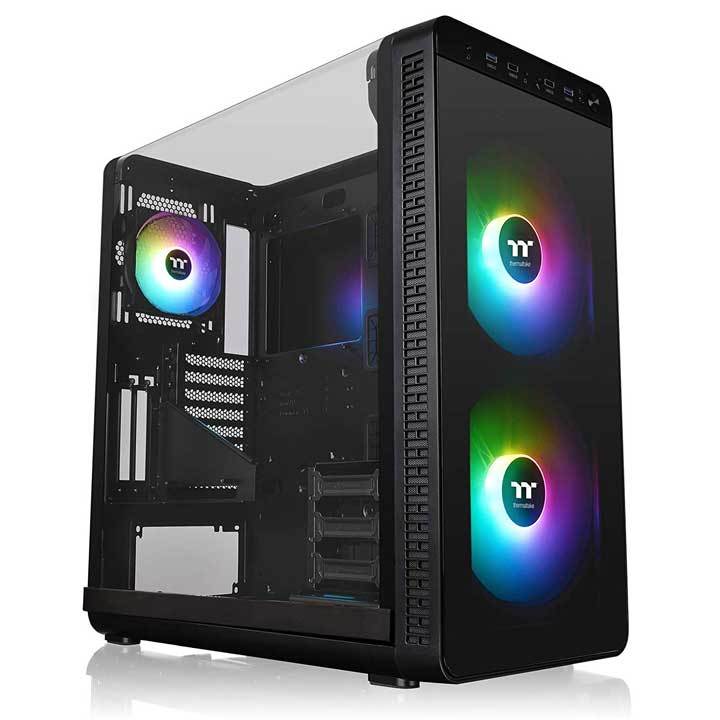 Thermaltake View 37 Siyah MidTower Oyuncu Kasası ARGB Adreslenebilir Fanlı