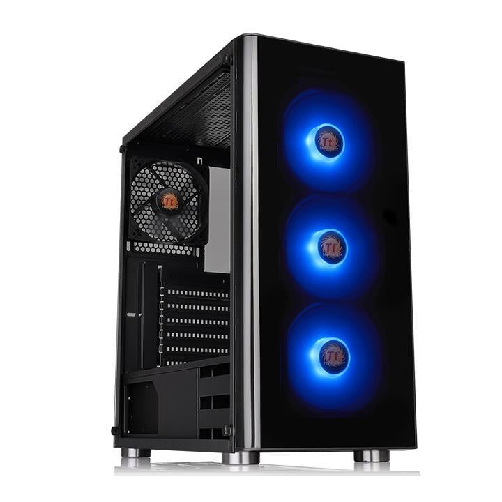 Thermaltake V200 Tempered Glass 3x120mm RGB Fanlı Siyah MidTower Oyuncu Kasası