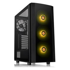 Thermaltake Versa J25 TG 120*3 Fanlı RGB Edition Siyah MidTower Oyuncu Kasası (PSU yok)