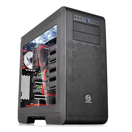 Thermaltake Core V51 SP750W 80+Bronze PSU, USB 3.0 Pencerli Kasa