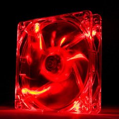 Thermaltake Pure High performance 120 mm Kırmızı LED'li Sessiz Fan
