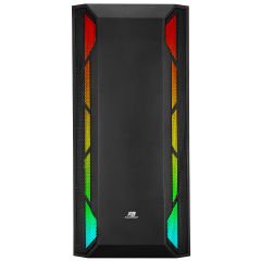 PowerBoost PB-P3701B 650w 80+ USB 3.0 ATX, ARGB Fan, Mesh+Stirp Siyah Kasa