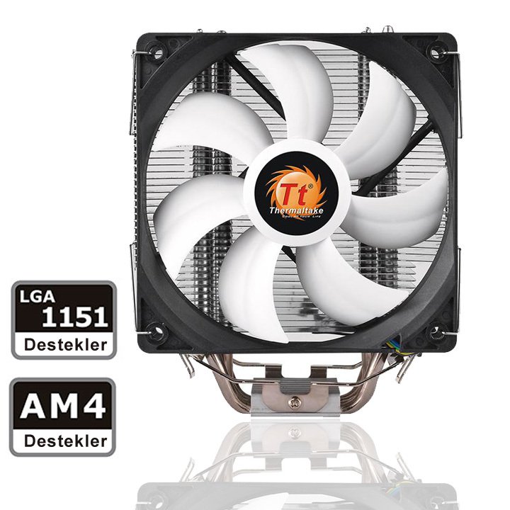 Thermaltake Contac Silent 12 12025/500~1500rpm/Al CPU Soğutucusu