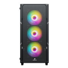 GameBooster GB-X223B  4xRGB Fanlı Mesh Midtower Kasa