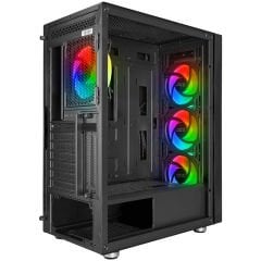 PowerBoost VK-G3506S USB 3.0 Mesh ARGB Ring Fanlı Gaming Kasa