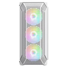 PowerBoost VK-P1882BW 650w 80+ USB 3.0, ATX Mesh, Fixed Rainbow fan Beyaz Kasa