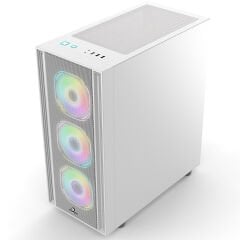 GameBooster GB-G1201BW 650w 80+ USB 3.0, ATX Mesh, ARGB Fanlı Beyaz Kasa