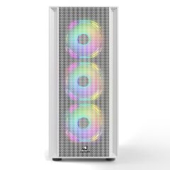 GameBooster GB-G1201BW 650w 80+ USB 3.0, ATX Mesh, ARGB Fanlı Beyaz Kasa