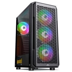 GameBooster GB-G3380BB 650w 80+ BRONZE USB 3.0 Mesh Fixed Fanlı Gaming Siyah Kasa