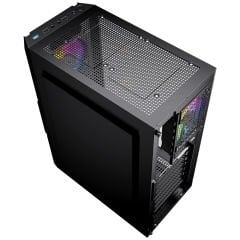 GameBooster GB-PW908B USB 3.0 ATX Mesh, Fixed RGB Fanlı Siyah Kasa