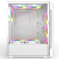 GameBooster GB-T005MW USB3.0 RGB fan Mesh Panel Beyaz kasa (PSU Yok)