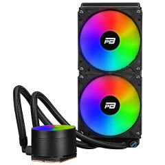 PowerBoost NOBLE 240 Rainbow Fanlı 240mm Intel 1700/AMD AM5 Serisi Uyumlu Sıvı Soğutma Sistemi