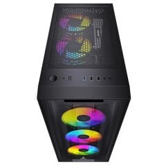 GameBooster GB-G201B 650w 80+ BRONZE USB 3.0 Mesh ARGB Fanlı Gaming Kasa