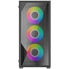 PowerBoost PB-P711B USB 3.0 Mesh ARGB Fanlı Gaming Siyah Kasa