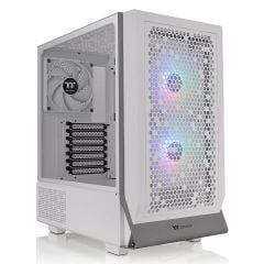 THERMALTAKE CERES 300 Beyaz TG 3x140mm ARGB Fanlı Mesh Panelli MidTower Oyuncu