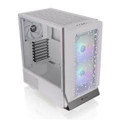 THERMALTAKE CERES 300 Beyaz TG 3x140mm ARGB Fanlı Mesh Panelli MidTower Oyuncu