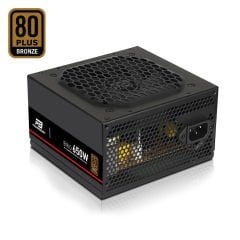 PowerBoost 80+ Bronze 650W 12cm Fanlı ATX Güç Kaynağı (Bulk)