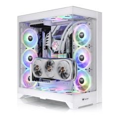 THERMALTAKE CTE E600 BEYAZ TG PENCERELİ  MidT MESH GAMING KASA