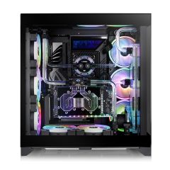 Thermaltake CTE E600 TG Pencereli PCI-E 4.0 Dual 90 Derece Riser Kablolu Mesh&TG Panelli Kasa