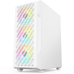 PowerBoost PB-P801AW 650w 80+ Bronze USB 3.0, ATX Mesh RGB Fanlı Beyaz Kasa