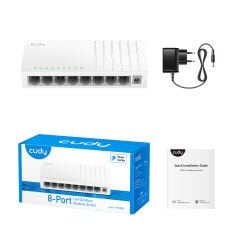 Cudy FS108D 8 Port 10/100Mbps Fast Ethernet Desktop Switch