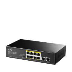 Cudy GS1010P 8 Port 10/100/1000Mbps 2*GE Uplink VLAN&Extend Mode 250m 120W POE+ Ethernet Switch