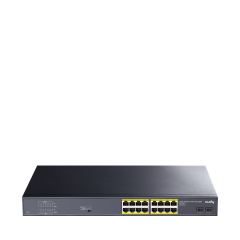Cudy GS1020PS2 16 Port 10/100/1000Mbps 2*SFP VLAN&Extend 200W 19'' Rock-Mount POE+ Ethernet Switch