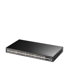 Cudy GS5048S4 48 Port Gigabit 4*10G SFP+ 1*RJ45&USB 19'' Rock-Mount Çelik Layer3 Yönetilebilir Switch