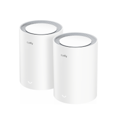 Cudy M1800 2-Pack AX1800 2.4GHz/5GHz 1800Mbps 2Port Gigabit 2'li Kablosuz Whole Mesh Wi-Fi Sistemi