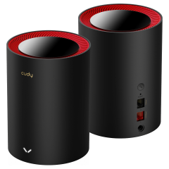 Cudy M3000 2-Pack AX3000 2.4GHz/5GHz 3000Mbps 1*GE 1*2.5GE 2'li Kablosuz Whole Mesh Wi-Fi Sistemi