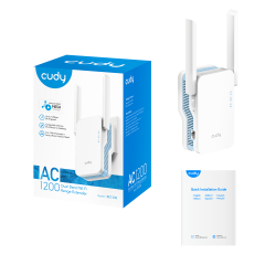 Cudy RE1200 AC1200 2.4GHz/5GHz 1200Mbps 1Port FE Wi-Fi 5 Mesh Kablosuz Wi-Fi Menzil Genişletici