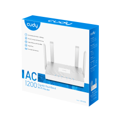 Cudy WR1300E AC1200 2.4GHz/5GHz 1200Mbps 3Port Gigabit Wi-Fi 5 Kablosuz Router