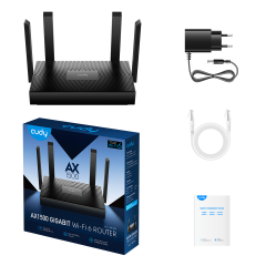 Cudy WR1500 AX1500 2.4GHz/5GHz 1500Mbps 4Port Gigabit Wi-Fi 6 Kablosuz Router