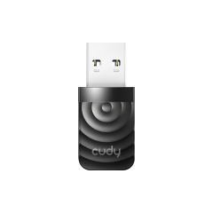 Cudy WU1300S AC1300 2.4GHz/5GHz 1300Mbps Wi-Fi 5 2dBi Dahili Anten Kablosuz USB3.0 Wi-Fi Adaptör