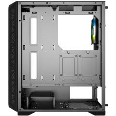 PowerBoost PB-PS5846B 600W ATX USB 3.0 Rainbow Fanlı Mesh Gaming Siyah Kasa