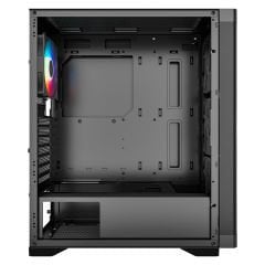 PowerBoost PB-PS5850B 600w 80+ ATX USB 3.0 Rainbow Fanlı Mesh Gaming Siyah Kasa