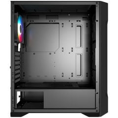 PowerBoost PB-PS6849B 650w 80+ Bronze USB 3.0 Mesh Rainbow Fanlı Gaming Siyah Kasa