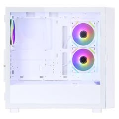 PowerBoost PB-P4367BW USB 3.0, ATX LCD Mesh Panel, ARGB Fanlı Beyaz Kasa