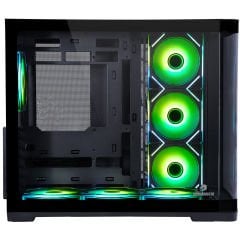 GameBooster GB-G2851BB Sea View USB 3.0, ATX 7 x ARGB Fanlı Siyah Kasa (PSU Yok)