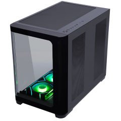 GameBooster GB-G2851BB Sea View USB 3.0, ATX 7 x ARGB Fanlı Siyah Kasa (PSU Yok)