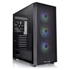 Thermaltake H390 TG 650W 80+ Bronze ARGB 4x120mm Fan Mesh Ön Panel, Pencereli Oyuncu Kasası