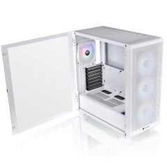 Thermaltake S250 Beyaz TG 750W 80+ Bronze ARGB 4x120mm Fan Mesh Ön Panel Pencereli Oyuncu Kasası