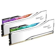 GSKILL 32GB (2x16GB) Trident Z5 Royal Silver RGB DDR5 6400MHz CL32 1.40V Dual Kit Bellek
