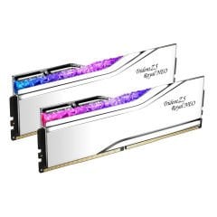 GSKILL 32GB (2x16GB) Trident Z5 Royal Silver RGB DDR5 6400MHz CL32 1.40V Dual Kit Bellek