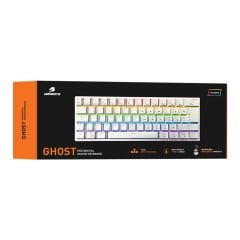GameBooster GB-G11 GHOST Rainbow Aydınlatmalı Beyaz Mekanik Klavye