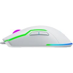 GameBooster M18 Inferno 2.4ghz RGB Aydınlatmalı Beyaz Profesyonel Gaming Mouse