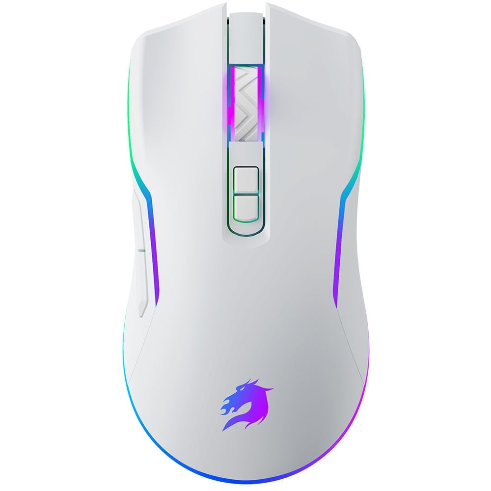 GameBooster M18 Inferno 2.4ghz RGB Aydınlatmalı Beyaz Profesyonel Gaming Mouse